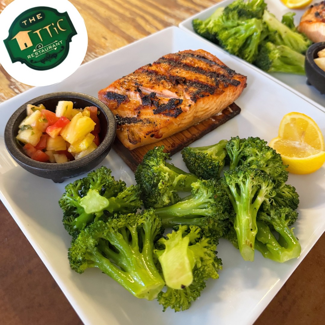 Fresh food at The Attic Restaurant, Clarkesville GA